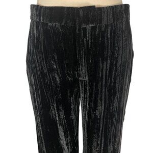 NWT Zara crushed velvet flare pants - M